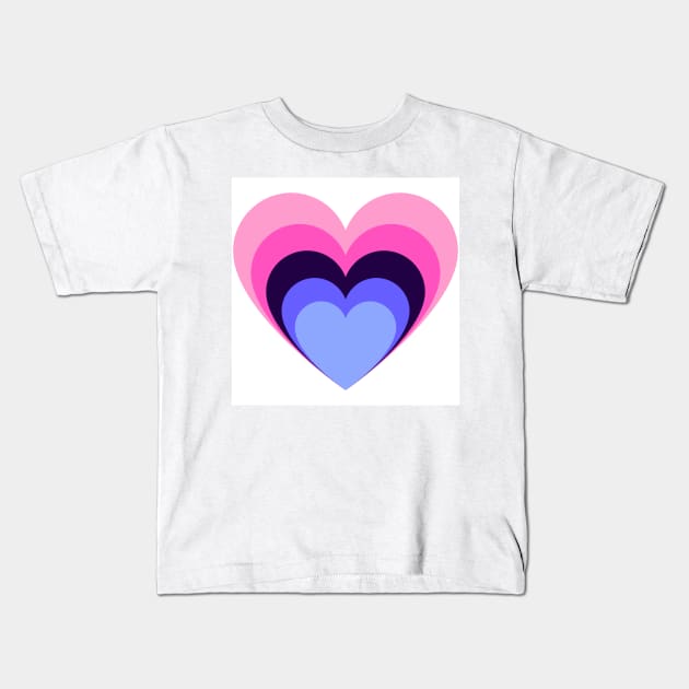 Omni heart in heart Kids T-Shirt by Annka47